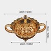 European Style Metal Fruit Plate Set Decorative Multifunctional Fruit Platter