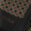 Stetson Allover Dots Wool Scarf Men's with Fringes Autumn Winter