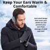 Eyegla Winter Ear Muffs for Men Foldable Cold Weather Earmuffs