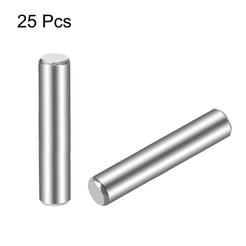 TOP-VIGOR 25Pcs 5mm x 30mm Dowel Pins Shelf Support Pegs,
