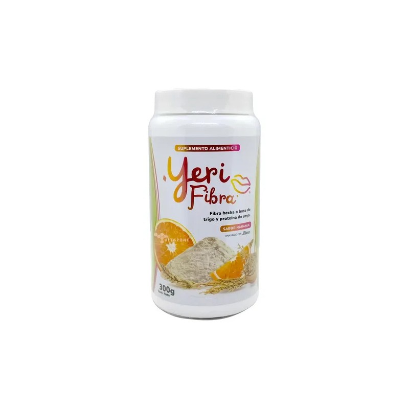 Fibra Nutritional Yerimua Naranja con Glucosamina 900g 3 Botes