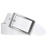 Bernd Götz Women's Leather Belt 35 mm White Nappa Leather