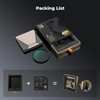 K&F Concept 77mm Black Diffusion 1/4 Filter Mist Cinematic Effect