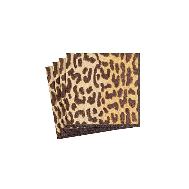 Caspari Zanzibar Paper Cocktail Napkins - Two Packs of 20