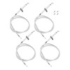Hicello 4PCS Grill Igniter Wire Kit with Ceramic Electrodes Replacement