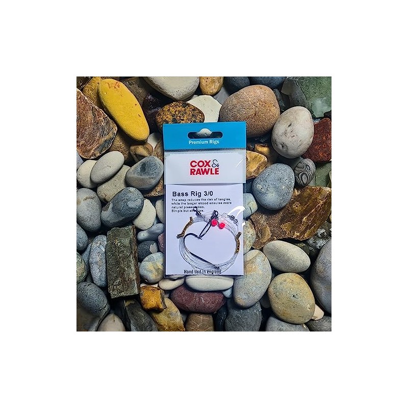 Cox & Rawle Bass Rig (Fixed Ledger Long Snood) #4/0