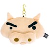 T's Factory Crayon Shin-chan Plush Pass Case Buriburi Zaemon++
