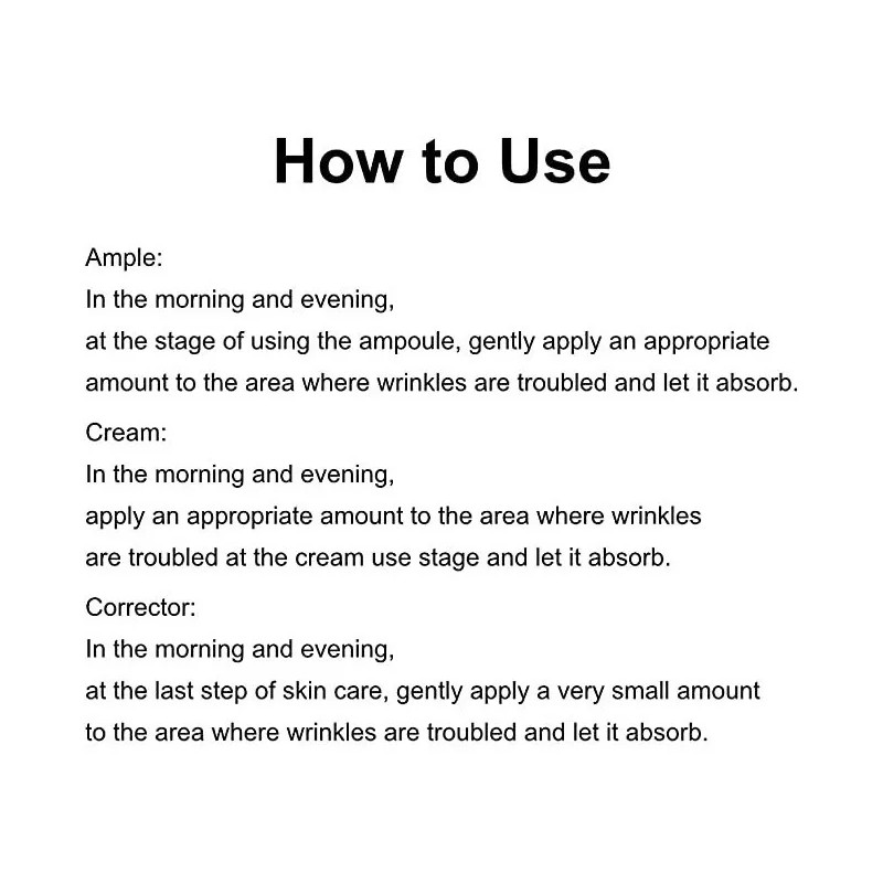 Ahc Real Retinol Juego De Ampolla + Crema + Corrector