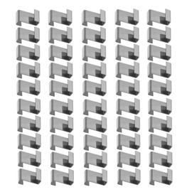 YAYAFUN 50pcs Z Clips for Greenhouse, Silver Z-Shape Greenhouse Clips, Stainless Steel, Easy Install, Suitable for Aluminium Framed Greenhouses