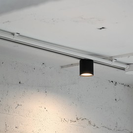 AW-0551E-BK Artwork Studio Grid Downlight for Lighting Rail Only [LED Bulb Included] 40,000 Hour Toning (Warm Color/White Switchable) Black