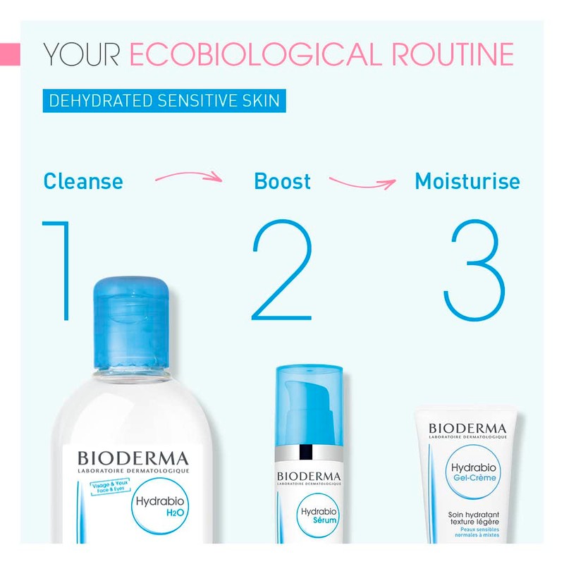 Bioderma - Hydrabio Face Gel Moisturizer - Moisturizing, Lightweight Gel