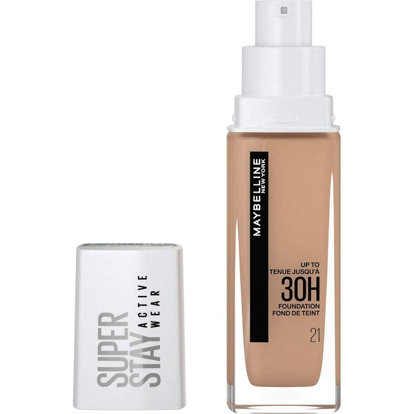 Maybelline NEW YORK Superstay Active Wear 30h Liquid Long Lasting No Transfer High Coverage 30h Beige Nude (21) 30ml
