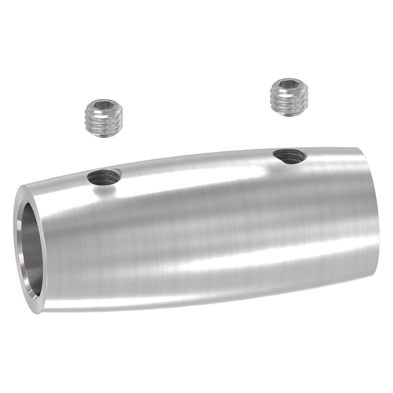 STEINBACHER© Stainless steel connector for 12 mm rod, diameter 20