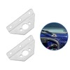 Windshield Wiper Repair Kit Stainless Steel Mounting Brackets Compatible for