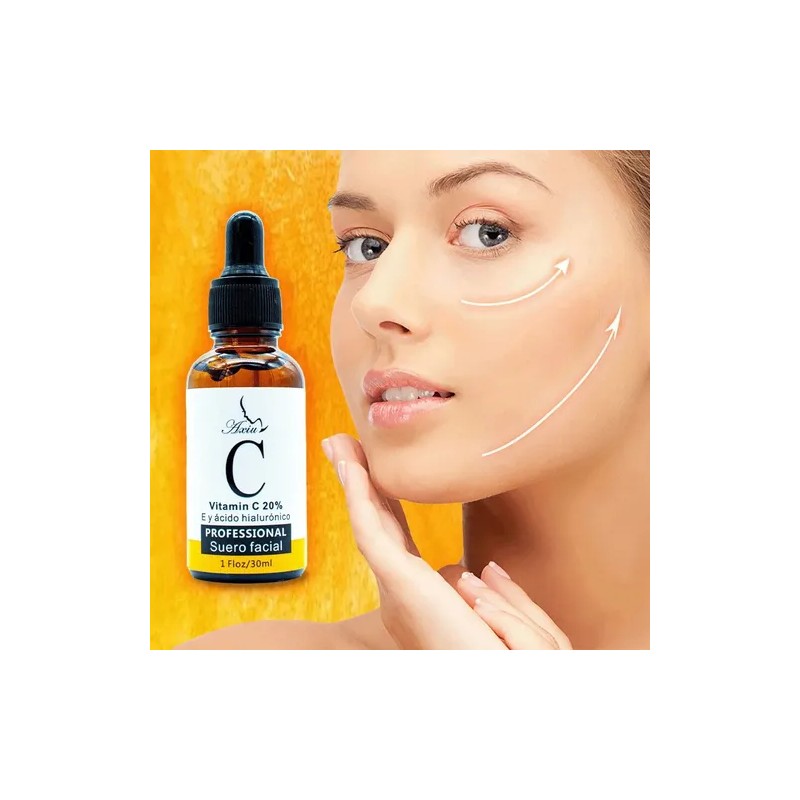 Serum Vitamina C , E Y Ácido Hialurónico Antiarrugas