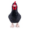 Tiny Heart Simulation of Black Hen Plush Toys, Chicken Shrimp