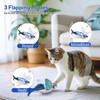 AUSCAT Flappy Fish Cat Toy, Simulated Chirping Fish Cat Toy