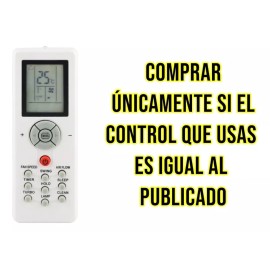 Control Mirage Absolut V Fuxion Zh/gt-01 Minisplit Aire