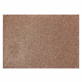 Luminous Rectangle Placemat, Sparkling Rhinestones, Heat Resistant, Non-Slip Back, for Striking Dining Table Settings, Events, Weddings, Copper, 13x18, Sold Individually