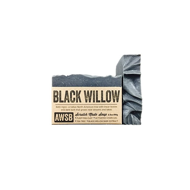 A Wild Soap Bar Black Willow Bar Soap with Activated