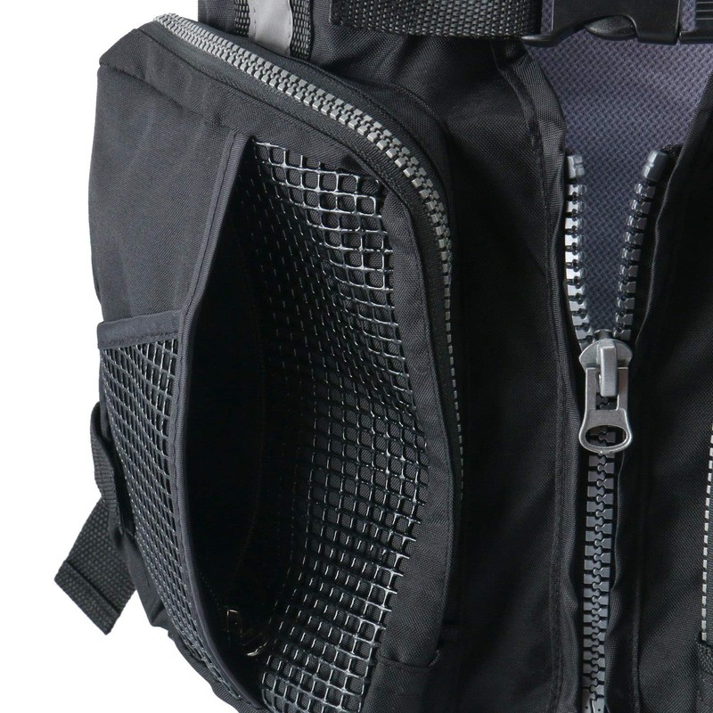 Amarine-made Floating Vest Light Float Game Vest Red Free (Black)