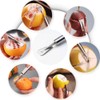 Orange Citrus Peelers Stainless Steel Slicer Cutter Peeler Remover Opener