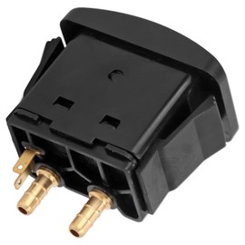 Electric On-Off Switch, Paddle Type Push to Snap Tab Electric Cabin Seat Air Lift Valve Switch Truck Air Pump Control Switch Manual Paddle Valve Seat Control Switch