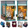 Sutinban DIY Book Nook Kit, Miniature Dollhouse Booknook Kit, DIY