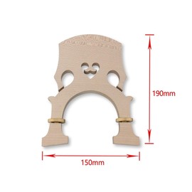 3/4 Upright Double Bass Bridge Bass Double Bass Accessory Upright Bass Parts (Maple Adjustable)