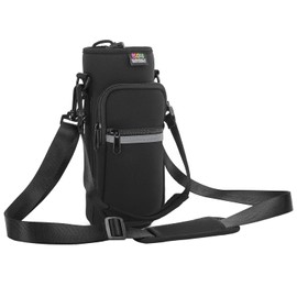 Nuovoware Neoprene Water Bottle Carrier Bag with Adjustable Straps