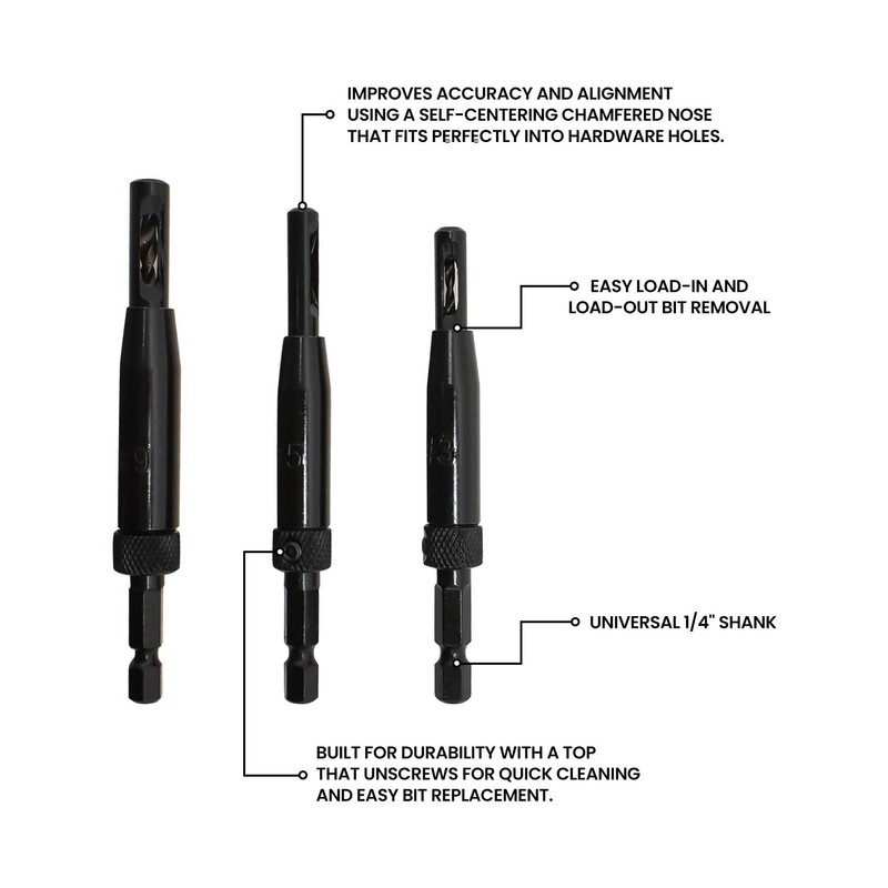 Big Horn 19163 #3, #5, #9 VIX-BIT - 5/64 Inch