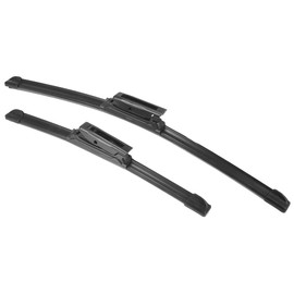 X AUTOHAUX 1 Pair 20"+14" Front Windshield Wiper Blade for Smart Fortwo 2014-2019 Replacement Set with Upgraded Stability All Weather Not J/U Hook