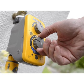Hozelock Sensor Plus Water Controller, Yellow/Grey, 40x25x15 cm