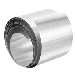 PATIKIL 2in x 78.7in Aluminum Flashing, 1pcs Aluminum Flashing Roll Roofing Aluminum Sheet Metal Strip Sheet Roll 0.1mm Shim for Roofs Gutters Door Window Machinery Repair Craft DIY
