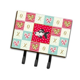 Caroline's Treasures Telescope Eye Goldfish Love Leash or Key Holder Hooks, Multicolor