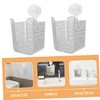 CAXUSD 2pcs Suction Cup Bathroom Tissue Holder Wall Mounted Wipes