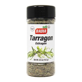 Estragón Badia 14.2g | Hierba Seca Aromática para Cocina | Especias Naturales para Carnes, Pescado, Salsas, Ensaladas y Adobos | Ideal para Recetas Francesas y Mexicanas | Alta Calidad
