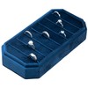 COWFEX Velvet Ring Organizer Display Tray Jewelry Box Organizer Ring