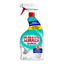 Cloralex Limpiador Con Cloro Cloralex Baños Antihongos 650ml, color, Pequeño, pack of/paquete de