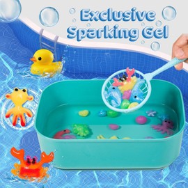 PQETBV Magic Water Elves Set, Sensory Water Gel Bead Toy, Aqua Fairy Toy Set for Boys and Girls, Educational Toy for Children 3+ Girls, Christmas Gift