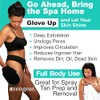 Exfoliating Glove, 2 Pack, Korean Body Scrub Mitt for Dead