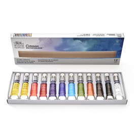 Winsor & Newton, Cotman Watercolour '12 Tube Collection' , 12 x 8ml Tubes