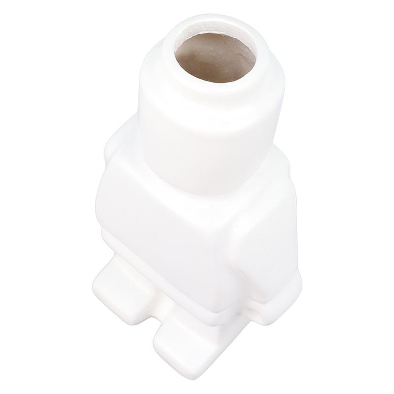 Little Robot Flower Vase Entryway Ornament Resin Flower Vase Decoration