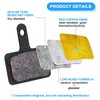 Resin Bike Brake Pads, 4 Pair Mountain Bike Disc Brake