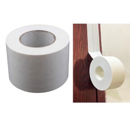 Window Weather Sealing Tape, Window Insulation for Winter Draft Sealing Film Tape, Waterproof Insulation Air Conditioner Sealing Tape to Keep Out Cold Air, Dust, Rain, 2IN X 65.6FT(Milky white)