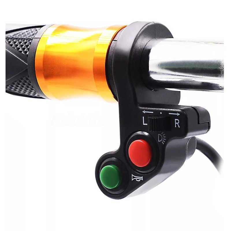 M51C 12V Motorcycle Handlebar Switch - Waterproof On/Off Switch for