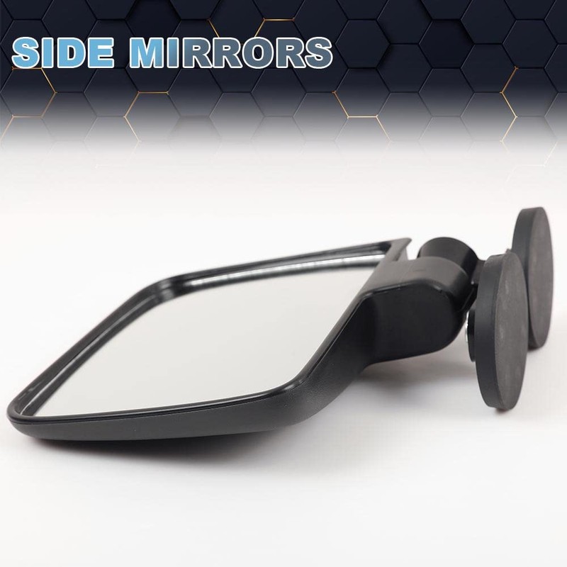 PIT66 Tractor Magnetic Side Mirrors,114LB 2.7” Universal Side Mirrors Compatible
