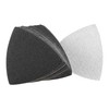 sourcing map Triangular Sandpaper Hook and Loop Triangle Sanding Pad