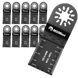 Multi-Tool Replacement Blades OIS Standard Multi Replacement Blades Bi-Metal Wood Replacement Blades (For Metal / BIM, Set of 10)