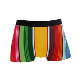 Leisure Workout Underwear Brief Boxer Mexican Traditional Cinco De Mayo Ethnic Striped Mens Underwear Soft Boxer Briefs Size S